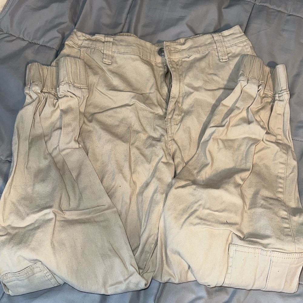Khaki cargo pants